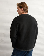 AE Sherpa Fleece Cardigan