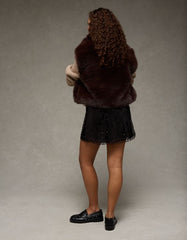 AE It Knit Sequined Mini Slit Skort