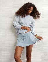 AE High-Waisted Fleece Mini Skort