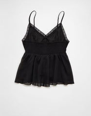 AE V-Neck Ruffle Cami Top