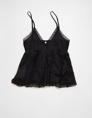 AE V-Neck Ruffle Cami Top