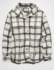 AE Oversized Plaid Shacket