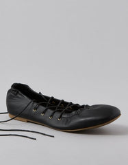 AE Lace-Up Ballet Flat