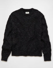 AE Cable Knit Crew Neck Sweater