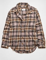 AE Plaid Button-Up Shirt
