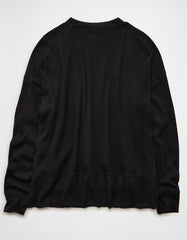 AE Long Sleeve Plush Crew Neck Top