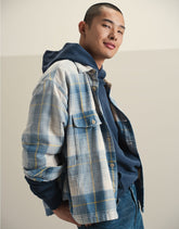 AE Boxy Everyday Flannel Shirt