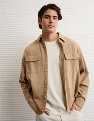 AE Boxy Everyday Flannel Shirt