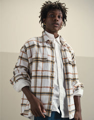 AE Boxy Everyday Flannel Shirt