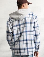 AE Hooded Flannel Shirt