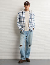 AE Hooded Flannel Shirt