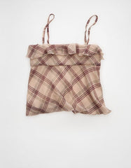 AE Ruffle Tie-Front Cami Top