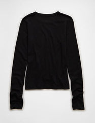 AE Long Sleeve Hey Baby Tee