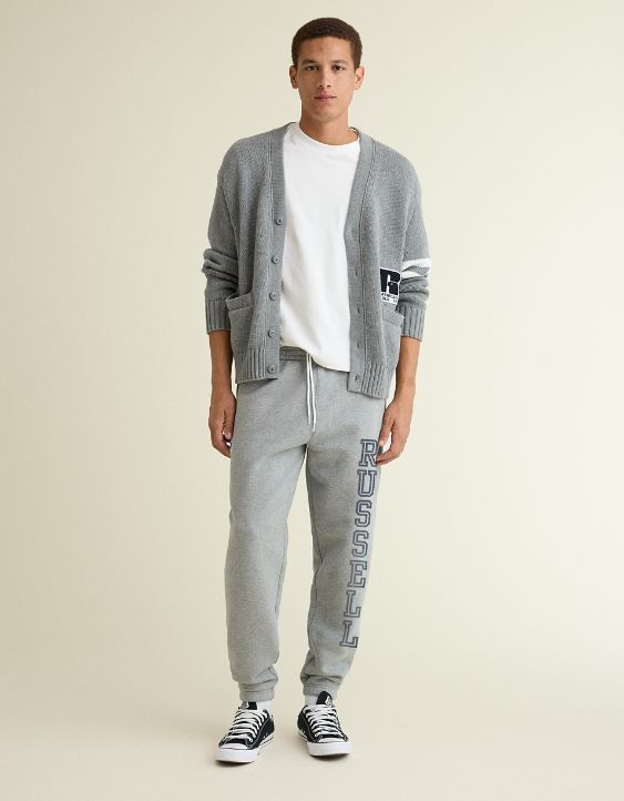 AE x Russell Athletic Varsity Cardigan Sweater