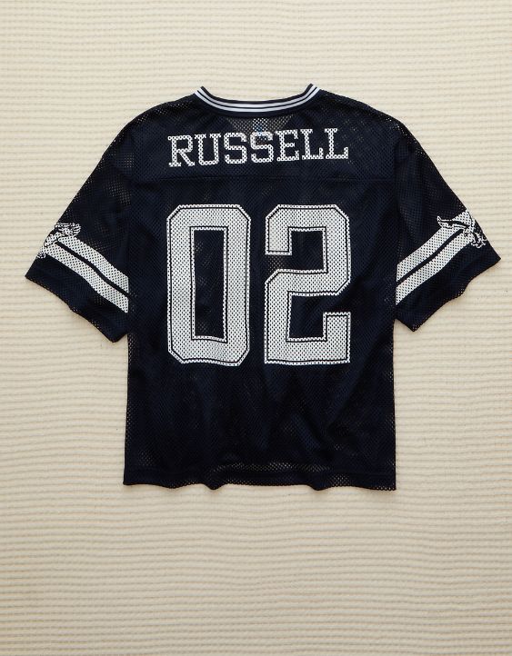 AE x Russell Athletic Graphic Mesh Jersey
