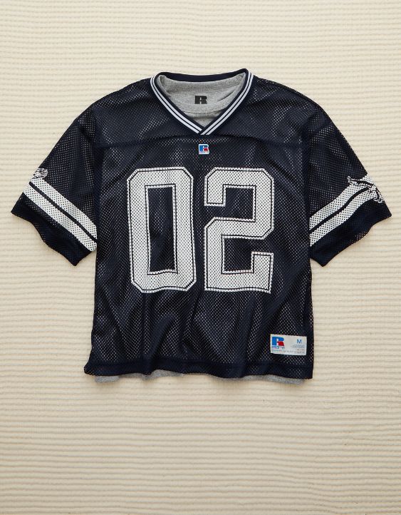 AE x Russell Athletic Graphic Mesh Jersey
