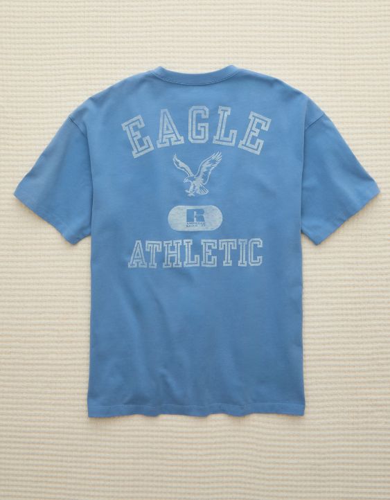 AE x Russell Athletic Heavyweight Eagle Graphic T-Shirt