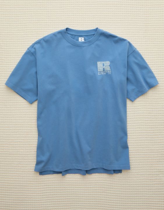 AE x Russell Athletic Heavyweight Eagle Graphic T-Shirt