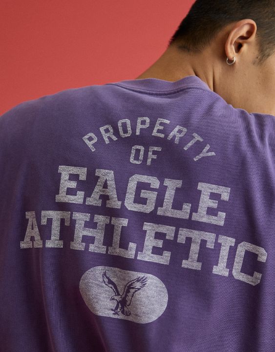 AE x Russell Athletic Heavyweight Eagle Graphic T-Shirt