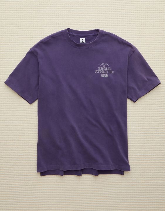 AE x Russell Athletic Heavyweight Eagle Graphic T-Shirt