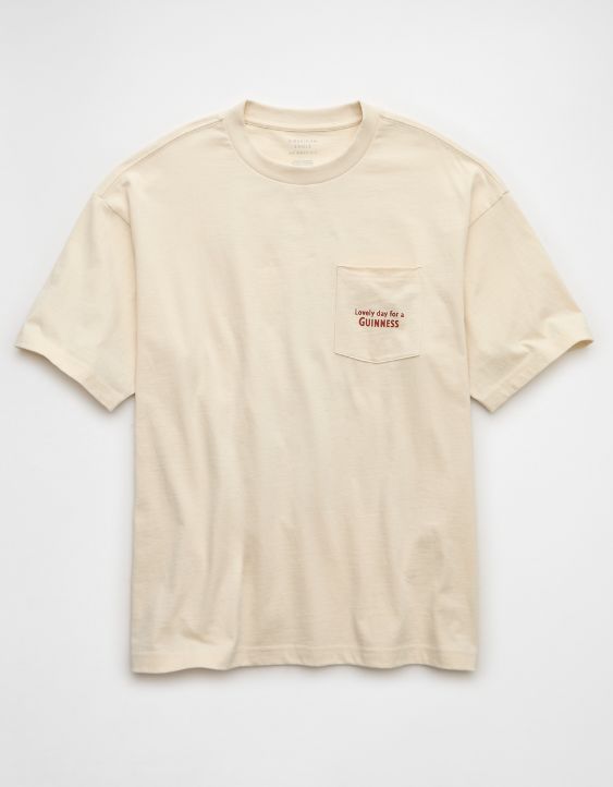 AE Boxy Guinness Graphic Pocket T-Shirt
