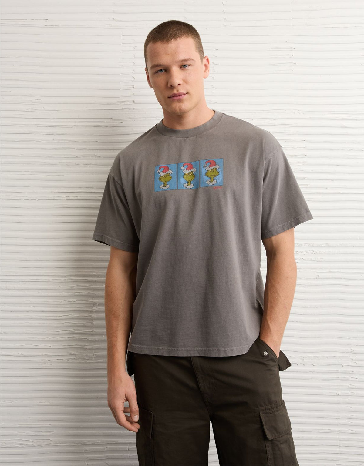 AE Boxy Grinch Graphic T-Shirt