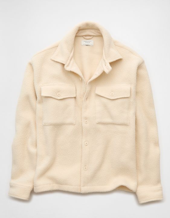 AE Sherpa Fleece Shacket