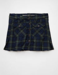 AE Mid-Rise Pleated Mini Skirt