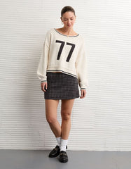 AE It Knit Low-Rise Micro Skort