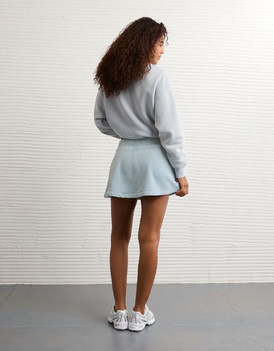 AE High-Waisted Fleece Mini Skort