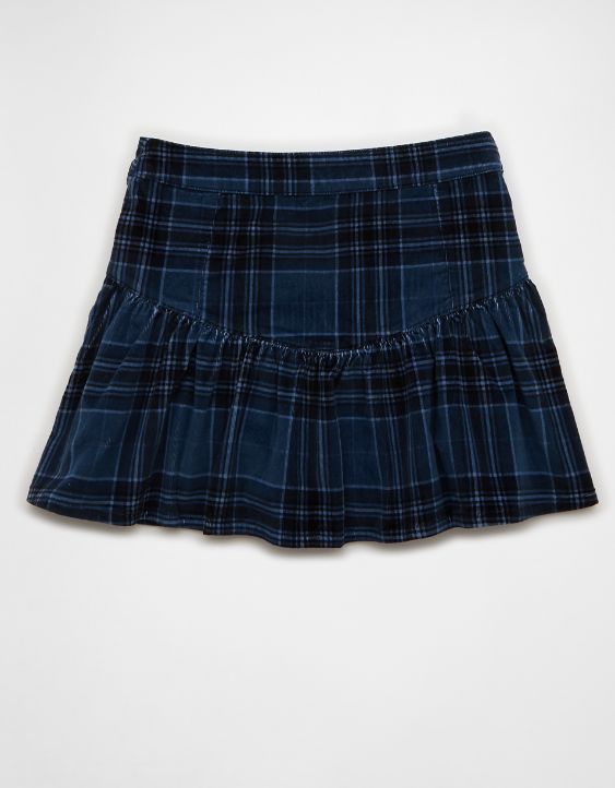 AE High-Waisted Drop-Waist Mini Skirt