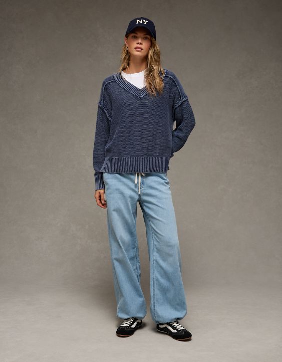 AE Long Weekend V-Neck Sweater
