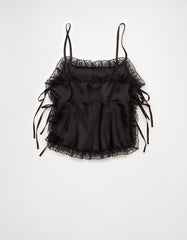 AE Side-Tie Lace Tank Top