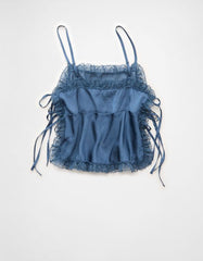 AE Side-Tie Lace Tank Top