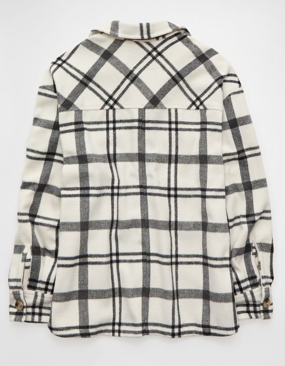 AE Oversized Plaid Shacket