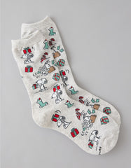 AE Snoopy Crew Socks