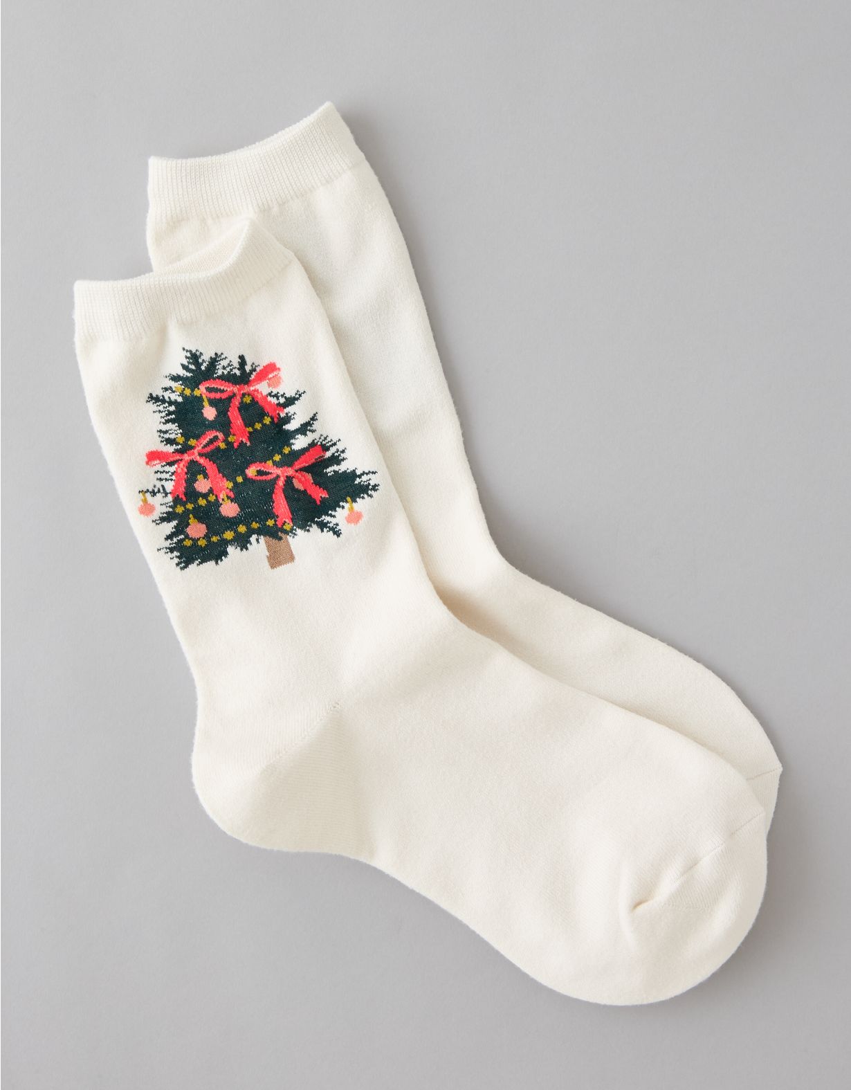 AE Christmas Tree Crew Socks