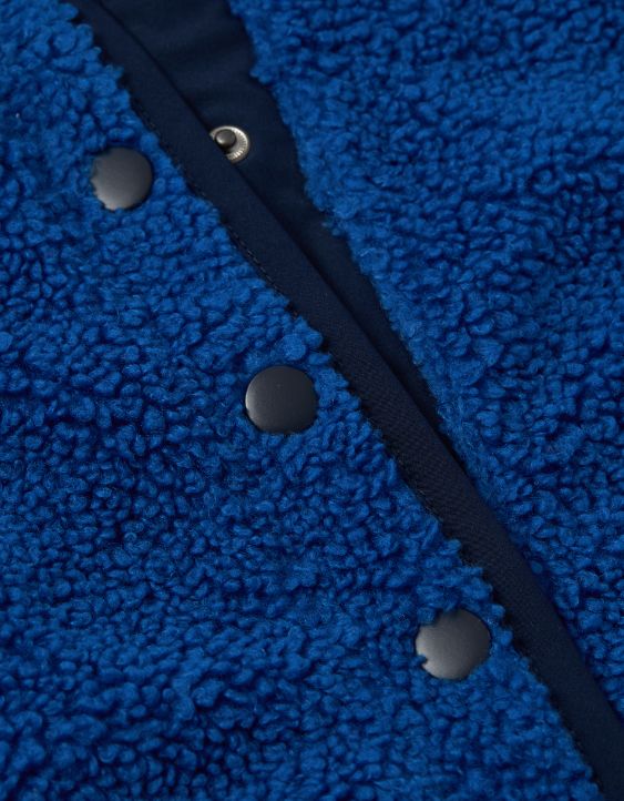 AE Relaxed Sherpa Fleece Henley Sweatshirt