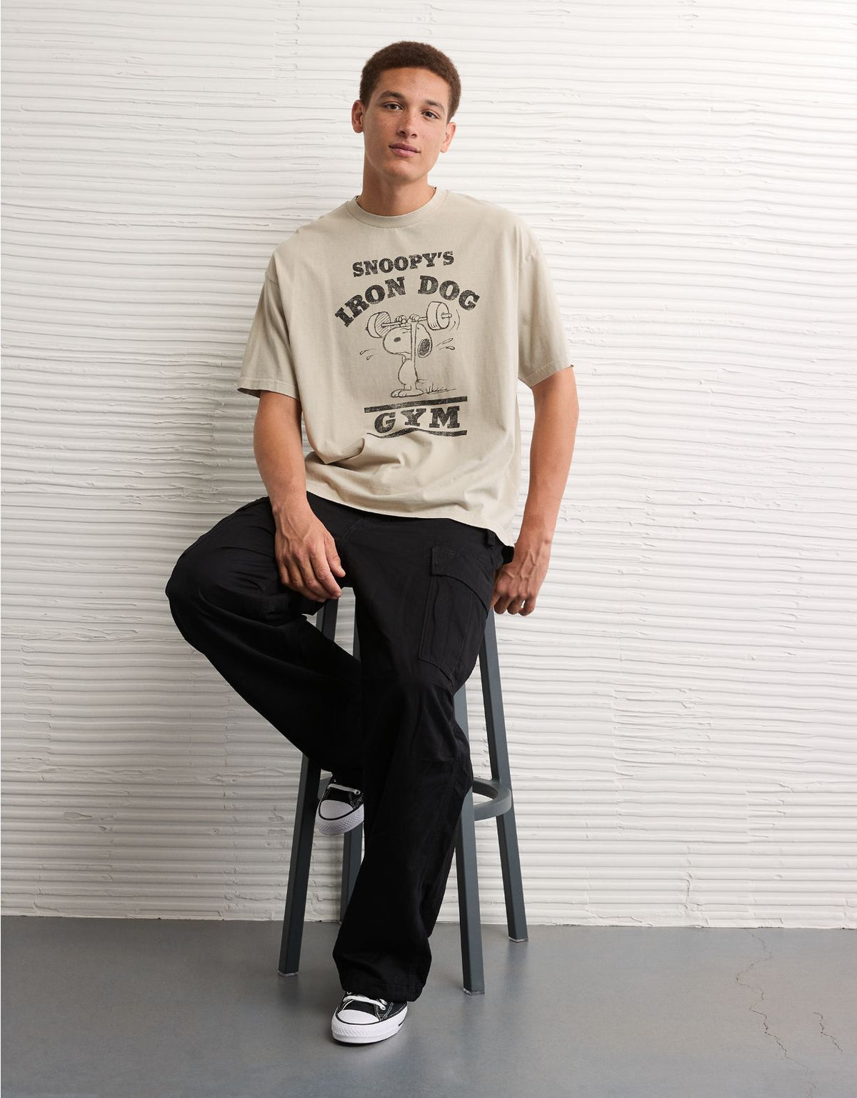 AE Boxy Snoopy Graphic T-Shirt