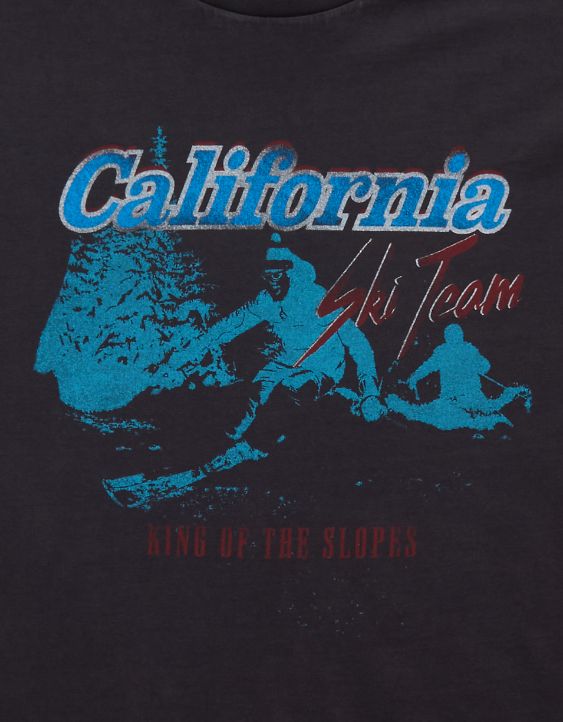 AE Boxy Long Sleeve Destination Graphic T-Shirt