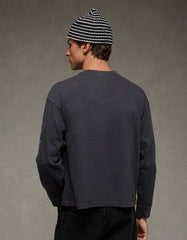 AE Boxy Long Sleeve Destination Graphic T-Shirt