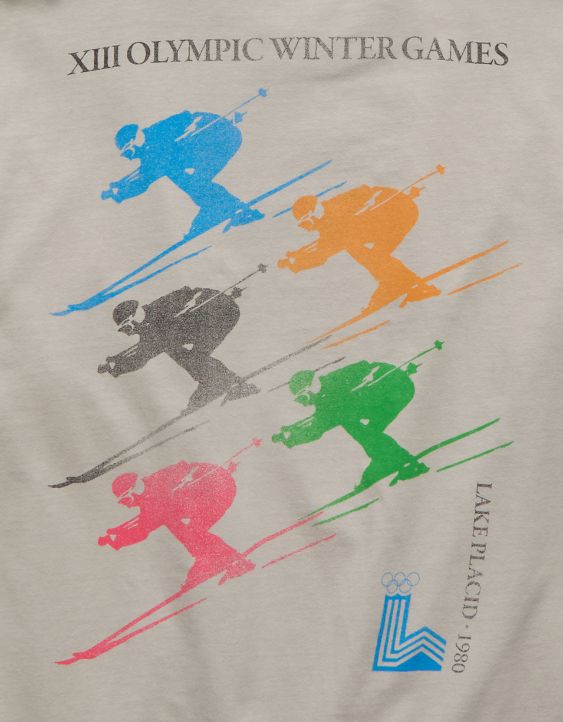 AE Winter Olympics Boxy Graphic T-Shirt