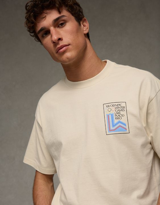 AE Winter Olympics Boxy Graphic T-Shirt