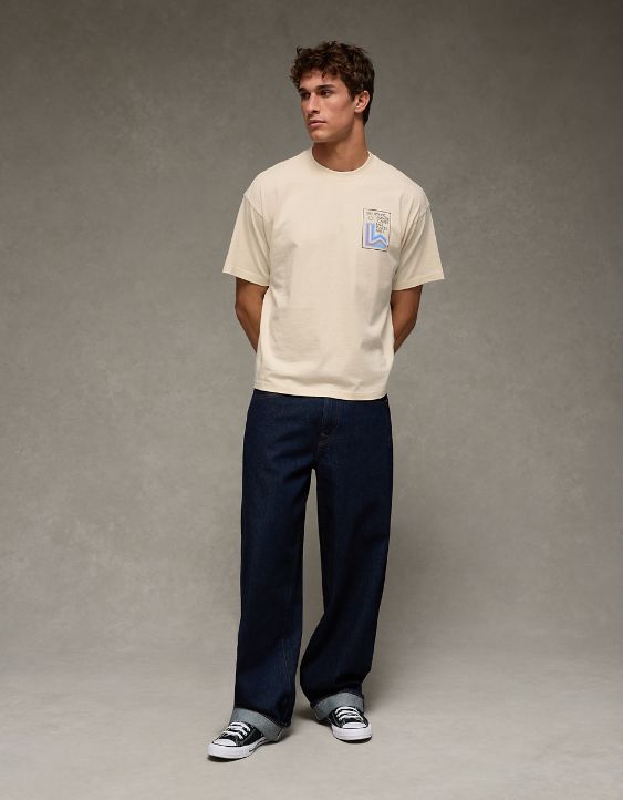 AE Winter Olympics Boxy Graphic T-Shirt