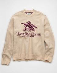 AE Cozy Cabin Budweiser Graphic Sweater