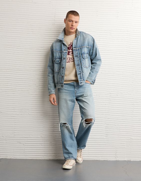 AE Cozy Cabin Budweiser Graphic Sweater