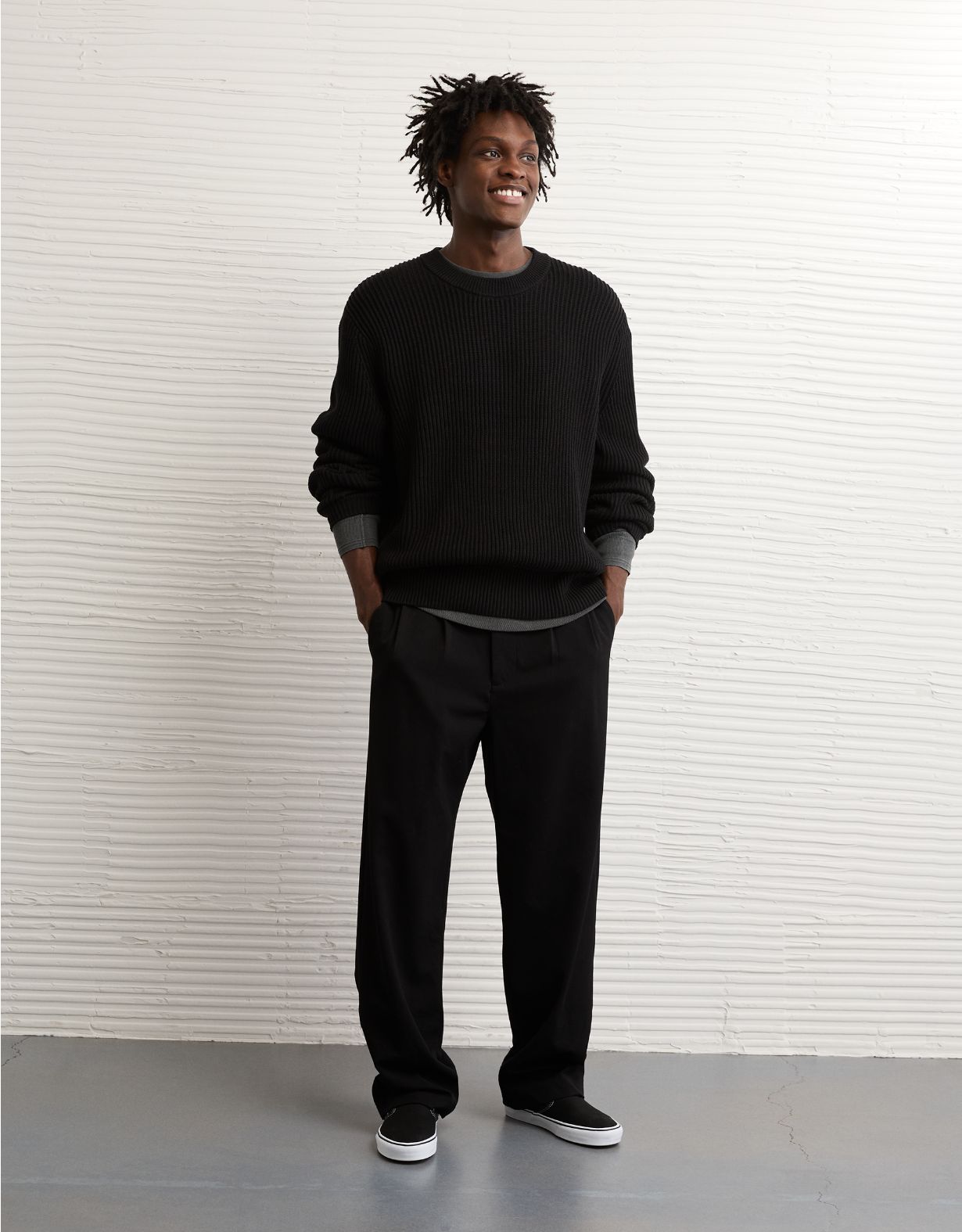 AE Fisherman Crew Neck Sweater