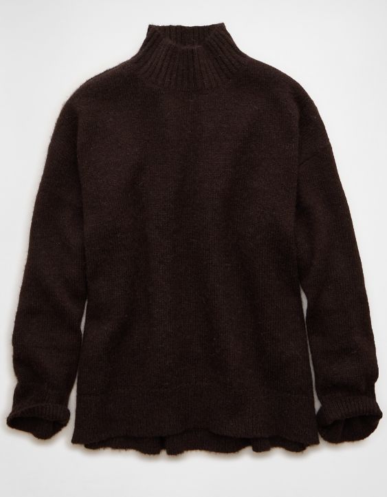 AE Oversized Mock Neck Sweater