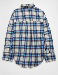AE Plaid Button-Up Shirt