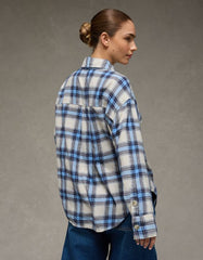 AE Plaid Button-Up Shirt